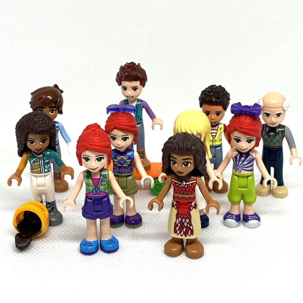 10 LEGO FRIENDS RANDOM LOT Figure Minifigure Mini-doll Minidoll Girl Boy